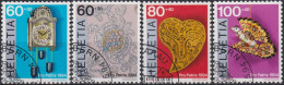 1994 Schweiz Pro Patria, Volkskunst ⵙ Zum:CH B243-B246, Mi:CH 1527-1530, Yt: CH 1455-1458 - Used Stamps