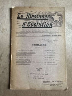 Le Messager D'Evolution N°27 - Andere & Zonder Classificatie