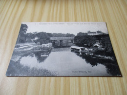 CPA Villeneuve-Saint-Georges (94).Vue Sur L'Yerres Et Le Pont Du Chemin De Fer. - Villeneuve Saint Georges