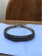 Bracelet Jonc En Argent Massif - Armbänder