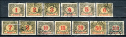 Bosnia-Herzegobina 1904. Yvert T 1-13 Usado. - Bosnia And Herzegovina