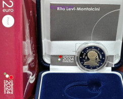 2 Euro Gedenkmünze 2024 Nr. 11 - Italien / Italy / Italia - Rita Levi-Montalcini PP Proof - Italia