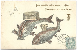 POISSONS - Pour Connaitre Notre Pensée, Tirez-nous Les Vers Du Nez - Fish & Shellfish