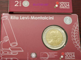 2 Euro Gedenkmünze 2024 Nr. 11 - Italien / Italy / Italia - Rita Levi-Montalcini BU Coincard - Italien