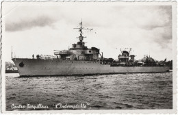 CPSM BATEAUX DE GUERRE. CONTRE-TORPILLEUR "L'INDOMPTABLE" - Warships