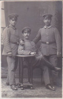 AK Foto 3 Deutsche Soldaten - Photo Dürr, Gummersbach - 1. WK (69445) - Guerre 1914-18