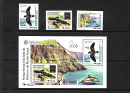 CABO VERDE, 2023, BIRDS, DOLPHINM TREE, 3v.+M/S  MNH**NEW!! - Autres & Non Classés