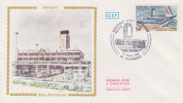 Enveloppe   FDC   1er   Jour    FRANCE    Aéroport    BALE - MULHOUSE    1982 - 1980-1989