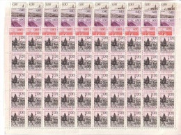 JUGOSLAWIEN MI-NR. 1480-1484 X POSTFRISCH(MINT) BOGENTEIL SEHENSWÜRDIGKEITEN 1972 - Unused Stamps