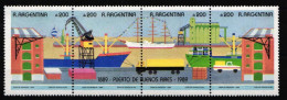 Argentinien 2008-2011 Postfrisch Viererstreifen / Schifffahrt #JH852 - Andere & Zonder Classificatie
