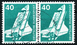 BRD DS INDUSTRIE U. TECHNIK Nr 850 Gestempelt WAAGR PAAR X668202 - Used Stamps