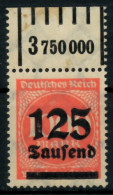 DEUTSCHES REICH 1923 INFLA Nr 291a W OR 1-5-1 Ungebraucht X6BCD8A - Ungebraucht