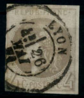 FRANKREICH 1870 Nr 38a Zentrisch Gestempelt X8546EA - Other & Unclassified