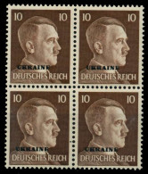 BES 2WK UKRAINE Nr 7 Postfrisch VIERERBLOCK X76CAC2 - Occupation 1938-45