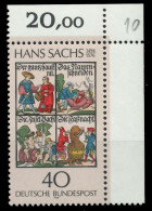 BRD BUND 1976 Nr 877 Postfrisch ECKE-ORE X801EA6 - Unused Stamps