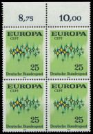 BRD BUND 1972 Nr 716 Postfrisch VIERERBLOCK ORA X84EE8A - Ungebraucht