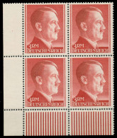 DEUTSCHES REICH 1941 Nr 801B Postfrisch VIERERBLOCK ECK X877CC6 - Ungebraucht