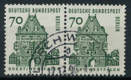 BERLIN DS D-BAUW. 1 Nr 248 Gestempelt WAAGR PAAR X8F928E - Oblitérés