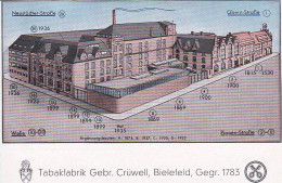 AK Bielefeld - Tabakfabrik Gebr. Crüwell - Ca. 1937  (69447) - Bielefeld