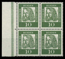 BERLIN DS BED. DEUTSCHE Nr 202P Postfrisch VIERERBLOCK X906CFA - Unused Stamps