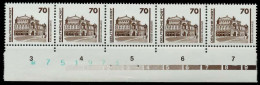 DDR DS BAUWERKE DENKMÄLER Nr 3348 Postfrisch 5ER STR UR X025E6A - Unused Stamps