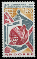 ANDORRA (FRANZ. POST) 1974 Nr 263 Postfrisch SB14956 - Neufs