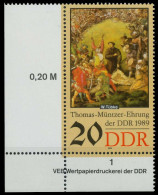 DDR 1989 Nr 3271 Postfrisch ECKE-ULI X0E40AA - Ungebraucht