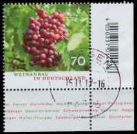 BRD BUND 2017 Nr 3334 Zentrisch Gestempelt ECKE-URE X321B52 - Used Stamps