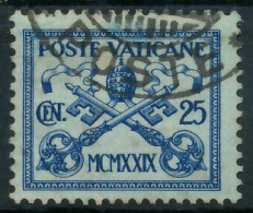 VATIKAN 1929 Nr 4 Gestempelt X3C2352 - Oblitérés