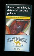 Tabacco Pacchetto Di Sigarette Italia - Camel 100 S Da 20 Pezzi - Vuoto - Estuches Para Cigarrillos (vacios)