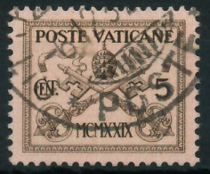 VATIKAN 1929 Nr 1 Gestempelt X3C2342 - Used Stamps