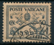 VATIKAN 1929 Nr 6 Gestempelt X3C2366 - Used Stamps