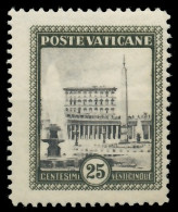 VATIKAN 1933 Nr 25 Postfrisch X3C2442 - Unused Stamps