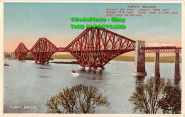 R449973 Forth Bridge. 11837. Carbo Colour. Valentines - World