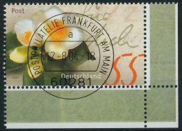 BRD BUND 2004 Nr 2414 Zentrisch Gestempelt ECKE-URE X3C8816 - Used Stamps