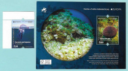 Portugal / Azoren  2024 , EUROPA CEPT Unterwasser Fauna + Flora / Fauna E Flora Subaquátucas - Postfrisch / MNH / (**) - 2024