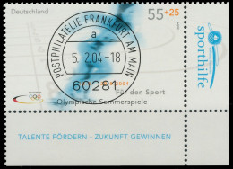 BRD BUND 2004 Nr 2383 Zentrisch Gestempelt ECKE-URE X3C8972 - Used Stamps