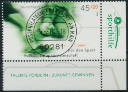 BRD BUND 2004 Nr 2382 Zentrisch Gestempelt ECKE-URE X3C8962 - Used Stamps