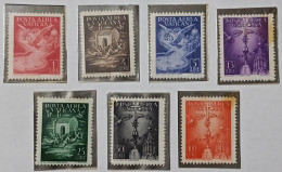 1947 Vaticano - P.A. 7 Valori NUOVI MNH** - Unused Stamps