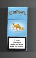 Tabacco Pacchetto Di Sigarette Italia - Camel Blue 2 Da 10 Pezzi - Vuoto - Empty Cigarettes Boxes