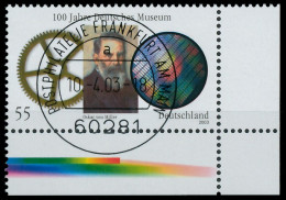 BRD BUND 2003 Nr 2332 Zentrisch Gestempelt ECKE-URE X3C8CB2 - Used Stamps