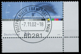 BRD BUND 2002 Nr 2288 Zentrisch Gestempelt ECKE-URE X3CCE72 - Used Stamps