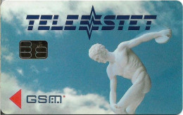 Greece - TELESTET Discus Thrower Full ISO GSM (Facsimile Chip) Sample Card - Grecia