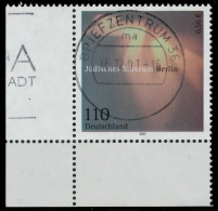 BRD BUND 2001 Nr 2216 Zentrisch Gestempelt ECKE-ULI X3CD38A - Oblitérés