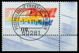 BRD BUND 2001 Nr 2179 Zentrisch Gestempelt ECKE-URE X3CD5EA - Used Stamps