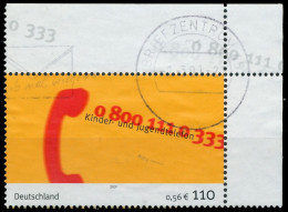 BRD BUND 2001 Nr 2164 Gestempelt ECKE-ORE X3D05EE - Used Stamps