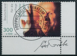 BRD BUND 2000 Nr 2147 Zentrisch Gestempelt ECKE-URE X3D0716 - Used Stamps