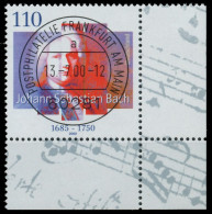 BRD BUND 2000 Nr 2126 Zentrisch Gestempelt ECKE-URE X3D08F2 - Used Stamps