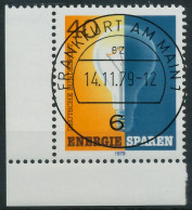 BRD BUND 1979 Nr 1031 Zentrisch Gestempelt ECKE-ULI X3D65D2 - Used Stamps