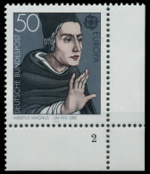 BRD BUND 1980 Nr 1049 Postfrisch FORMNUMMER 2 X3D6672 - Unused Stamps
